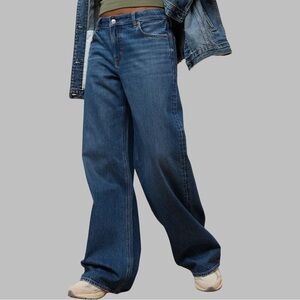 AE Low-Rise Baggy Wide- Leg Jean short